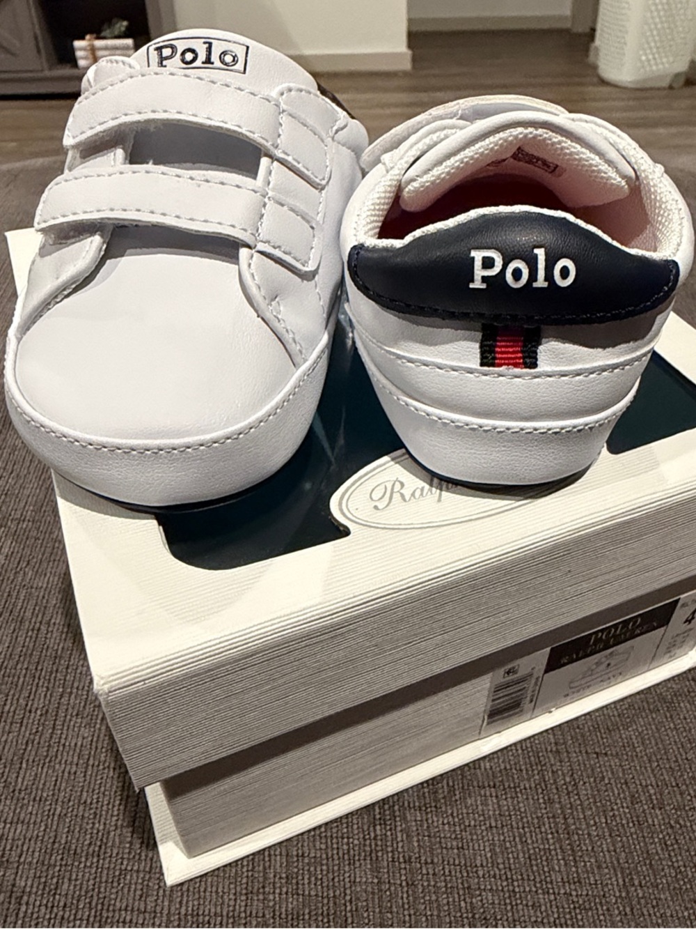 Brand New Boys' Heritage Court II EZ Sneaker Crib Shoes (Infant)